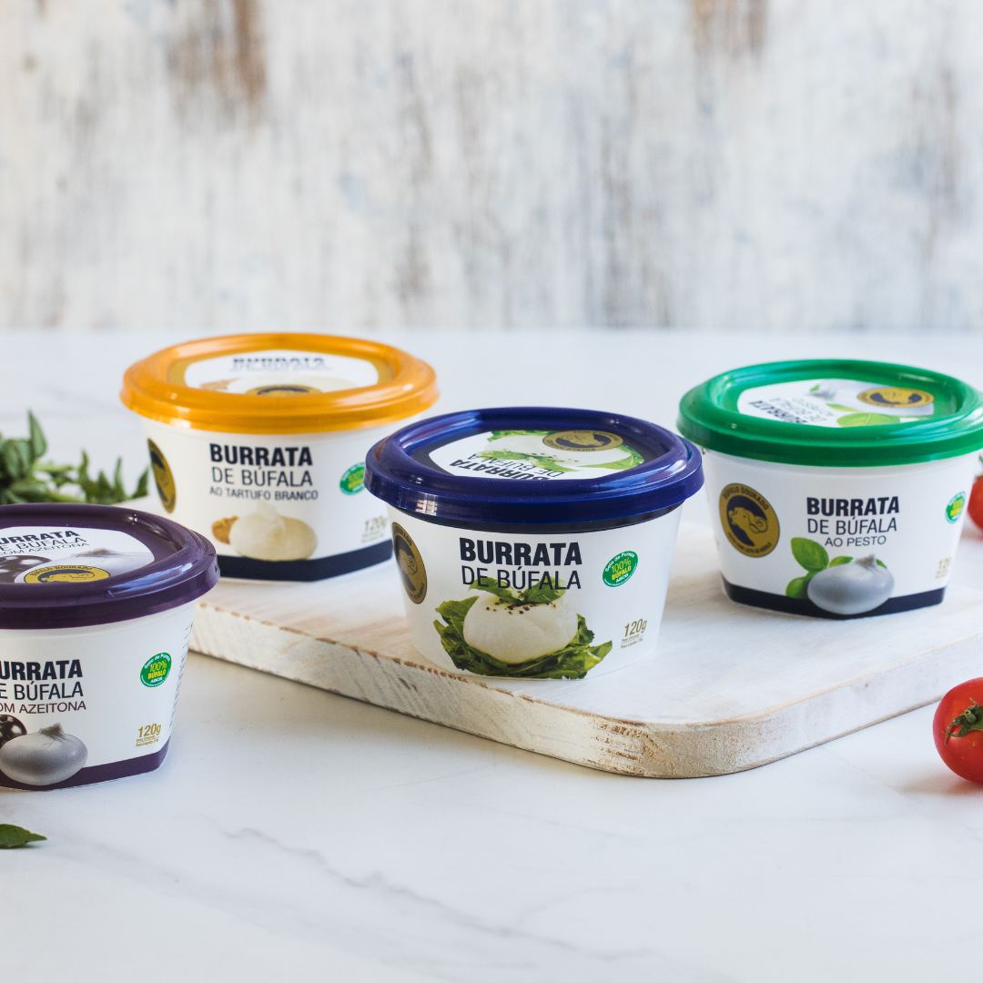 Búfalo Dourado burrata range