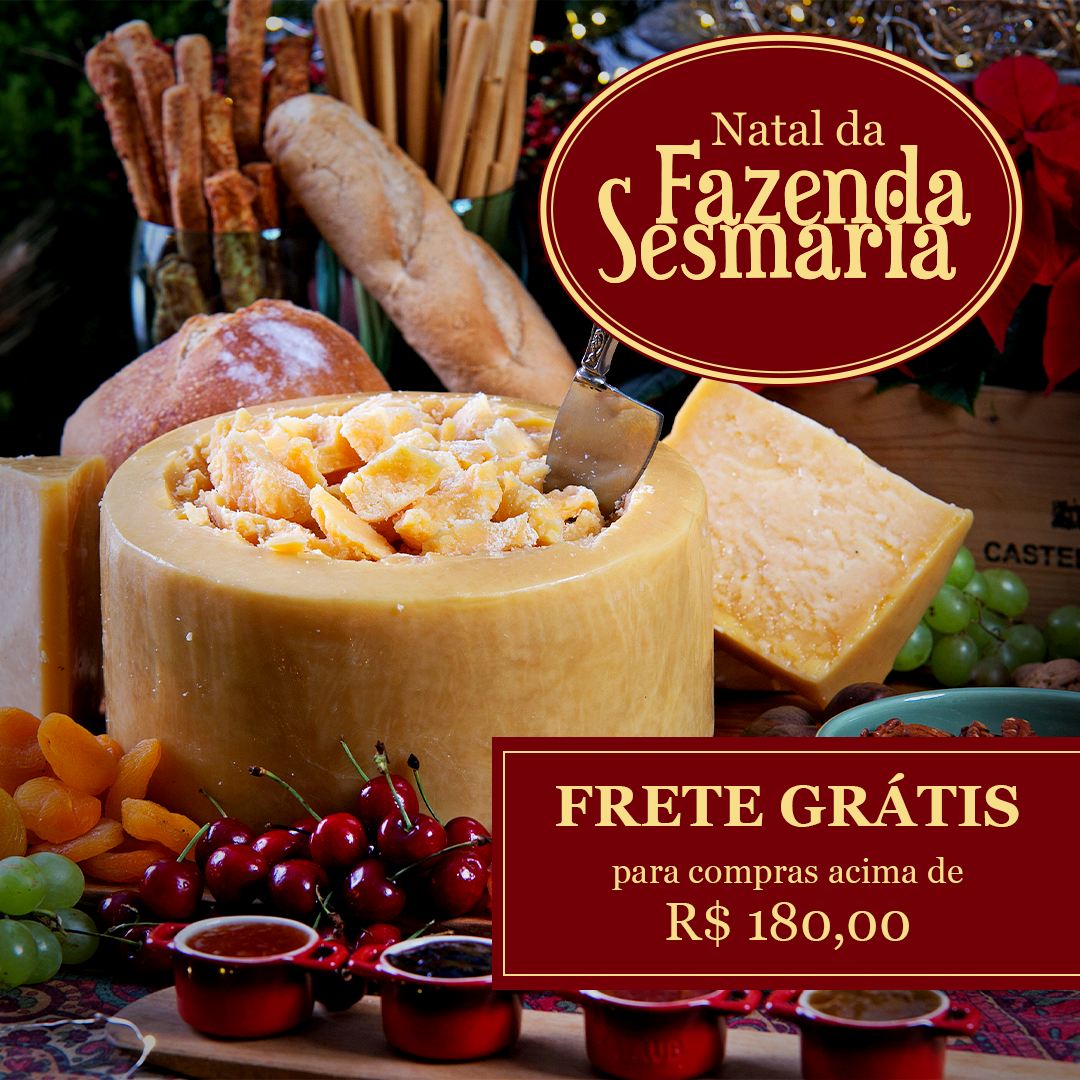 Fazenda Sesmaria Christmas ad with free shipping